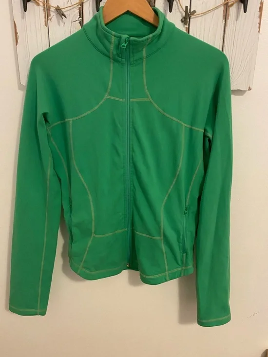 Lululemon Green Athletic Zip-Up Jacket - Picture 3 of 3